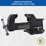 Yost Vises 908-AS 8" Heavy Duty Steel Bench Vise Yost Tools