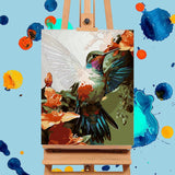 Paint by Numbers Kit for Adults- Hummingbird Adult Paint by Number Kits on Canvas for Beginners, Hummingbird DIY Acrylic Oil Number Painting Kits for Home Wall Decor Gift 16"x 20" (without Frame) Offito