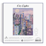 Galison City Lights 1000 Piece Puzzle in a Square Box from Galison - 1000 Piece Puzzle for Adults, Beautiful Illustrations from Joy Laforme, Thick and Sturdy Pieces, Idea Galison