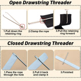 Needle Threaders Kit,29 Pcs Needle Threader Tool for Hand Sewing,Sewing Needle Threader for Embroidery Floss Include Seam Ripper,Embroidery Needles,Thimble,Scissors and Measuring Tape keepsweat