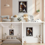SENQAO Eagle Diamond Painting Kits for Adults, American Bald Eagle Full Drill Round Diamond Painting, for Room Decor Bedroom Decor Or Birthday for Friends 30x40cm SENQAO