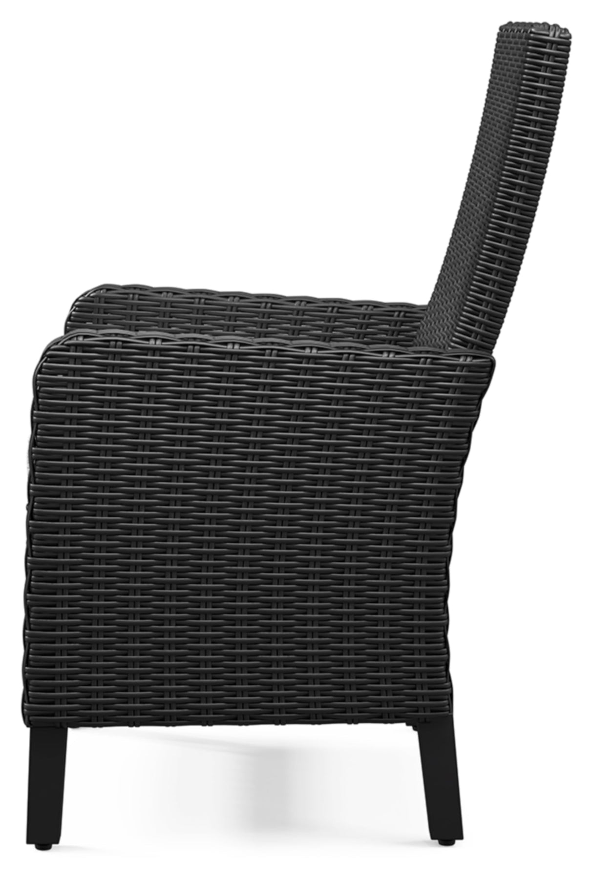 Signature Design by Ashley Beachcroft Casual Weather Resistant Outdoor Arm Chair with Cushion, Set of 2, Light Gray & Black Signature Design by Ashley