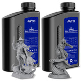 JAYO Water Washable ABS-Like Resin 2KG, 3D Printer Resin 405nm UV Standard Rapid Photopolymer Resin for LCD/DLP/SLA 3D Printer, High Precision, Non-Brittle, 1KG Bottle, 2 Pack, Grey+Dark Grey JAYO