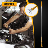 KOOPOOL 159 Piece Hand Tools Set, Tool Box for Car, General Household Hand Kit, Basic Tool Kit for Home Auto Repair, Plastic Toolbox Storage Case KOOPOOL