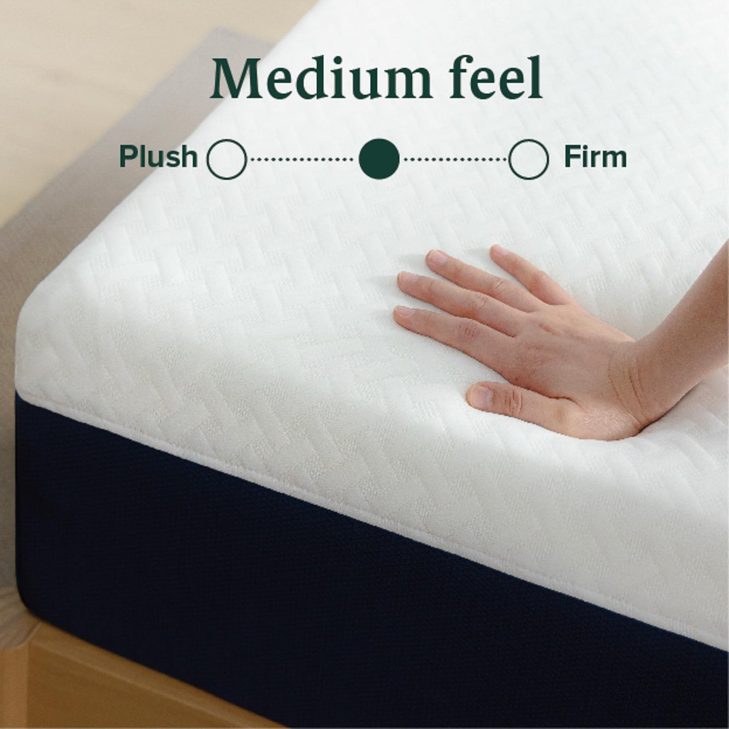 ZINUS 10 Inch Cooling Comfort Hybrid Mattress [New Version], Full, Fiberglass Free, Medium Firm Feel, Motion Isolation, Certified Safe Foams & Fabric, Mattress in A Box