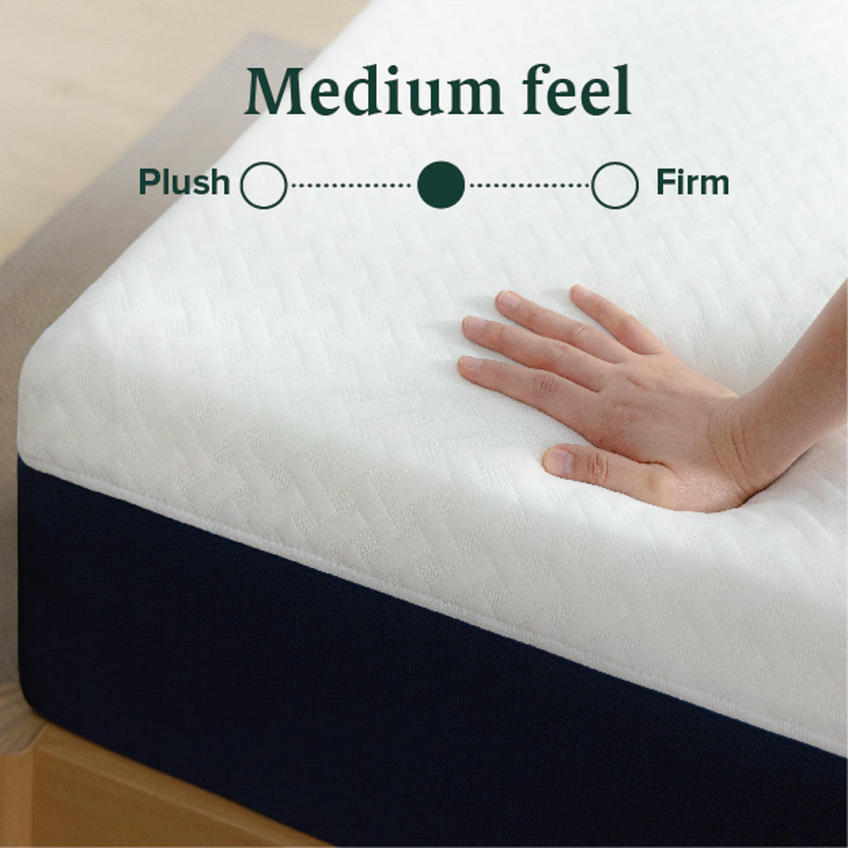 ZINUS 10 Inch Queen Cooling Comfort Hybrid Mattress [New Version], Fiberglass Free, Medium Firm Feel, Motion Isolation, Certified Safe Foams & Fabric ZINUS
