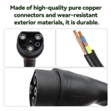 Golf Cart Charger Power Cord, Fits for Evolution ICON EV Golf Carts, 120V 3 Pin Charge Cable Assembly Replace 2.04.0620 QEWHDJQ
