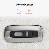 MCombo Wall Hugger Armless Power Recliner Chair with USB Ports, 29.5" Extra Wide Seat, Oversized Fabric Powered Reclining Sofa for Living Room, Small Space, ALR01 (Cream White) MCombo