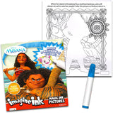 Disney Princess Magic Ink Coloring Book Set - Bundle with 3 Imagine Ink Books for Girls Kids Toddlers Featuring Disney Princess, Moana, and Minnie Mouse with Invisible Ink Pen and Stickers Disney