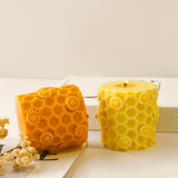 Honeycomb Silicone Cylinder Mold for Resin Casting & Candle Making ESEDAGE