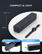 PRT Portable Printer Wireless for Travel, Small Compact Inkless Thermal Printer for Home Use, Office & Vehicles, Bluetooth Printer Supports 8.5" X 11" US Letter A4 A5, for iPhone, Android & Laptop PRT