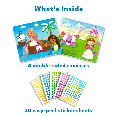 Skillmatics Storybook Art Kit & Dot It Unicorns & Princesses Theme Bundle, Gifts for Toddlers, Girls & Boys Ages 5, 6, 7, 8, 9, 10 Skillmatics