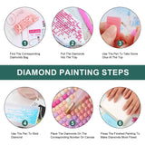 Cat Diamond Art Kits for Adults Beginners, Dog Diamond Painting Kits for Adults, Full Drill Cat and Dog Gem Art Kit, DIY 5D Animal Diamond Dots for Adults for Gift Home Decor 12x16 inch PRASIO