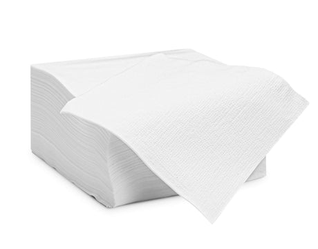 White Beverage Napkin, [500 Count] 1-ply Absorbent Square Disposable Napkins For Beverages, Bar Or Home Paper Napkin, Cocktail Napkins, Bulk Thanksgiving Dinner Finetouch