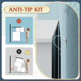 WLIVE Wood White Dresser with 6 Drawer, 59“Wide Chest of Drawers for Bedroom, Long Nightstand with Drawers, Modern Large Storage Tower Unit, Closet Store Organizer for Living Room, Hallway WLIVE