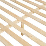 Harper & Bright Designs Detachable Design Twin XL Over Queen Bunk Bed with Ladder,Wood Twin-Over-Queen Bunk Bed Frame with Guardrail,Separated into 2 Beds(White) Harper & Bright Designs