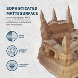 OVERTURE Rock PLA Filament 1.75mm, Marble PLA 3D Printer Filament 1kg Spool (2.2lbs), Dimensional Accuracy +/- 0.02 mm, Fit Most FDM Printer (Sedimentary Rock) OVERTURE