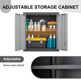 STEELIST Metal Wall Cabinet, Metal Garage Cabinets Wall Mount, Metal Wall Cabinets for Garage, Tool Cabinets with Lockable Doors and Shelves, Garage Cabinet for Home, Office, Basement STEELIST