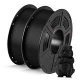ANYCUBIC PLA Filament 1.75mm Bundle, 3D Printing PLA Filament 1.75mm Dimensional Accuracy +/- 0.02mm, 1KG Spool (2.2 lbs), 2KG Black+Black ANYCUBIC
