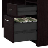 Bush Furniture Cabot 60W L Shaped Computer Desk in Espresso Oak Bush Business Furniture