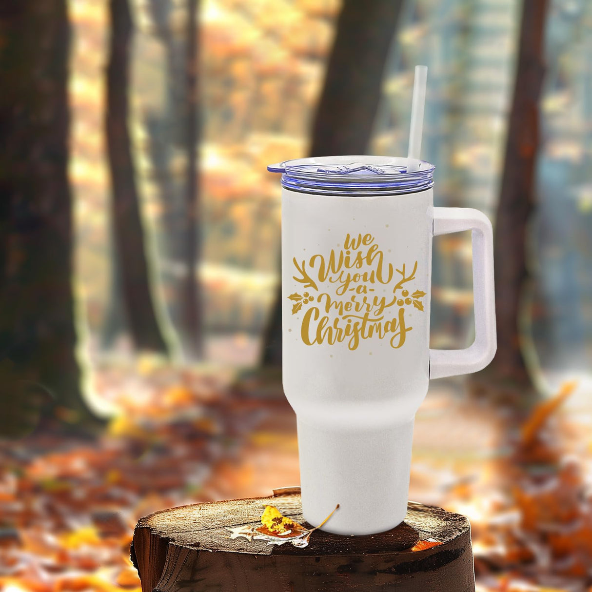 YOUKE OLA 8 Pack Sublimation Tumblers 40oz with Handle Blanks Stainless Steel Insulated Large Tumbler Bulk Coffee Travel Cups for Tumbler Heat Press Sublimation Oven Printing, White YOUKE OLA