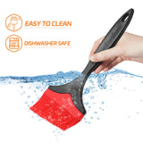 Large Silicone Basting Pastry Brush - 3.95inch Extra Wide Silicone Basting Brush for Grilling,Heat Resistant Brushes Spread Oil Butter Sauce for Cooking Baking BBQ,Dishwasher Safe,Set of 2 Tuyotue