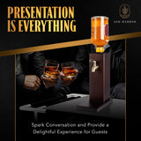 Countertop Liquor Dispenser for Home Bars – Wooden Whiskey Dispenser with Food-Safe All-Metal Valve – Bourbon Decanter & Whiskey Decanter for a Classy Presentation, Alcohol Gifts for Men by Ash Harbor Ash Harbor