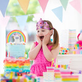 Epakh Princess Party Crowns Set, 27 Pcs DIY Crown with Diamond Stickers, Princess Party Supplies, Birthday Party Decoration Favor Supplies, Costume Headwear, for Children, Princess Fans Epakh