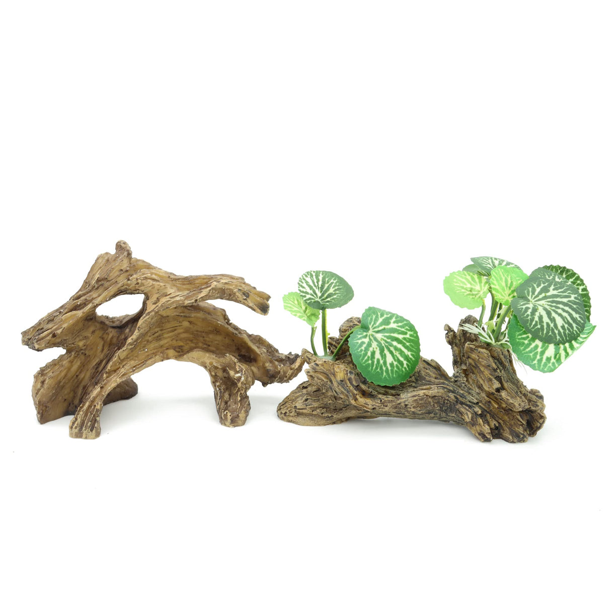 JIHAQUA Artificial Driftwood for Aquarium Decor Plastic Plant Branches Ornament for Fish Tank Decorations (Style C) JIHAQUA