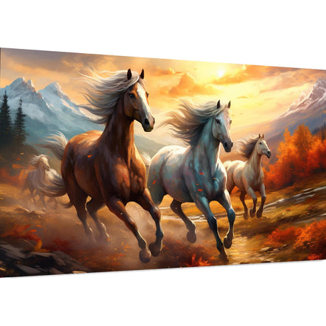 Axquilon Extra Large Diamond Art Kits for Adults, 5D Horse Large Diamond Painting Kits for Beginners, Full Drill Horse Crafts Gem Art Painting for Home Wall Decor 28x16in Axquilon