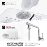 NOVETE Portable Countertop Dishwashers, Compact Dishwashers with 5 L Built-in Water Tank & Inlet Hose, 5 Washing Programs, Baby Care, Air-Dry Function and LED Light for Small Apartments NOVETE