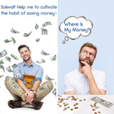 Custom Piggy Bank with Laser Engraved Name, Creative Alphabet Letter Storage Bank, Personalized Wooden Toy with DIY Letter for Kids, Money Bank (K) Sulevalt