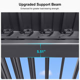 PURPLE LEAF Louvered Pergola 13' x 15' Large Patio Aluminum Pergola Modern Outdoor with Adjustable Roof for Deck Garden Yard Hardtop Gazebo PURPLE LEAF