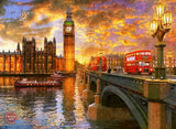 Anatolian Westminster Sunset Jigsaw Puzzle (1000 Piece), Multicolor (PER1023) Anatolian