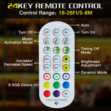 ClarityCraze LED Lighted Liquor Bottle Display Shelf, 3Tiers 16Inch Bar Bottle Display Shelf with Remote and App Control for Home Bar Party Whiskey Wine Coffee Syrup Water Bottle Display ClarityCraze