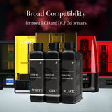 1kg 3D Printing Resin Conjure Standard Resin, 405nm Standard UV Light Curing Photopolymer Fast Curing Resin for LCD/DLP/MSLA 3D Printer,Near-Expiry Resin - Limited Stock (White, 1kg) chitu systems