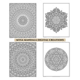 Intricate Patterns Adult Coloring Book - Zen Mandalas Series - Volume III WoodArtSupply