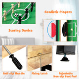 GYMAX Multi Game Table, 10 in 1 Combo Game Table w/Foosball Table, Hockey, Pool Table, Ping Pong, Shuffleboard, Bowling & 4 Board Games, Game Tables for Game Room, Home, Family GYMAX