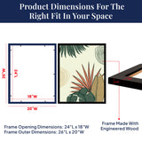 18x24-1.25" Flat Black Puzzle Frame - Elevate Your Art and Puzzles with Modern Elegance - Ready to Hang - Hardware and Plexiglass Included - The Perfect Showcase for Your Masterpieces PictureFrameFactoryOutlet