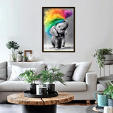 Genius maker Elephant Diamond Painting Kits for Adults, 5D Animal Diamond Art Kits for Beginners DIY Full Drill Diamonds Painting Pictures, Diamond Gem Art Painting DIY Crafts Kit Decor 12x16inch Genius maker