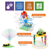 STEM Robotics Kits for Kids Science Kits Ages 5-7 6-8 8-10 8-12, Build A Engineering Robot Building Toys Science Experiments Projects, STEM Toys Activities for Boys Girls Age 8-12 WESAYEE