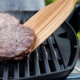 FAAY 18" Teak Long Wooden Spatula, Heavy Duty Stir Paddle for Cooking in Big Pot, Canning, Handcrafted from High Moist Resistance Teak, Wooden Spoon Flat for Brewing, Grill, Mixing, Stirring, Decor FAAY