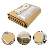 LOVE STORY 6x20 FT Outdoor Sun Shade Cloth Pergola Shade Cover with Grommets 95% UV Protection for Patio, Sand LOVE STORY