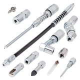 Carbyne 12 Piece Grease Gun Accessory Set | All-in-One Set: Couplers, Nozzles, Adapters and Flex Hose with Durable Storage Case • from a Family-Run Tool Company Based in The U.S.A. Carbyne