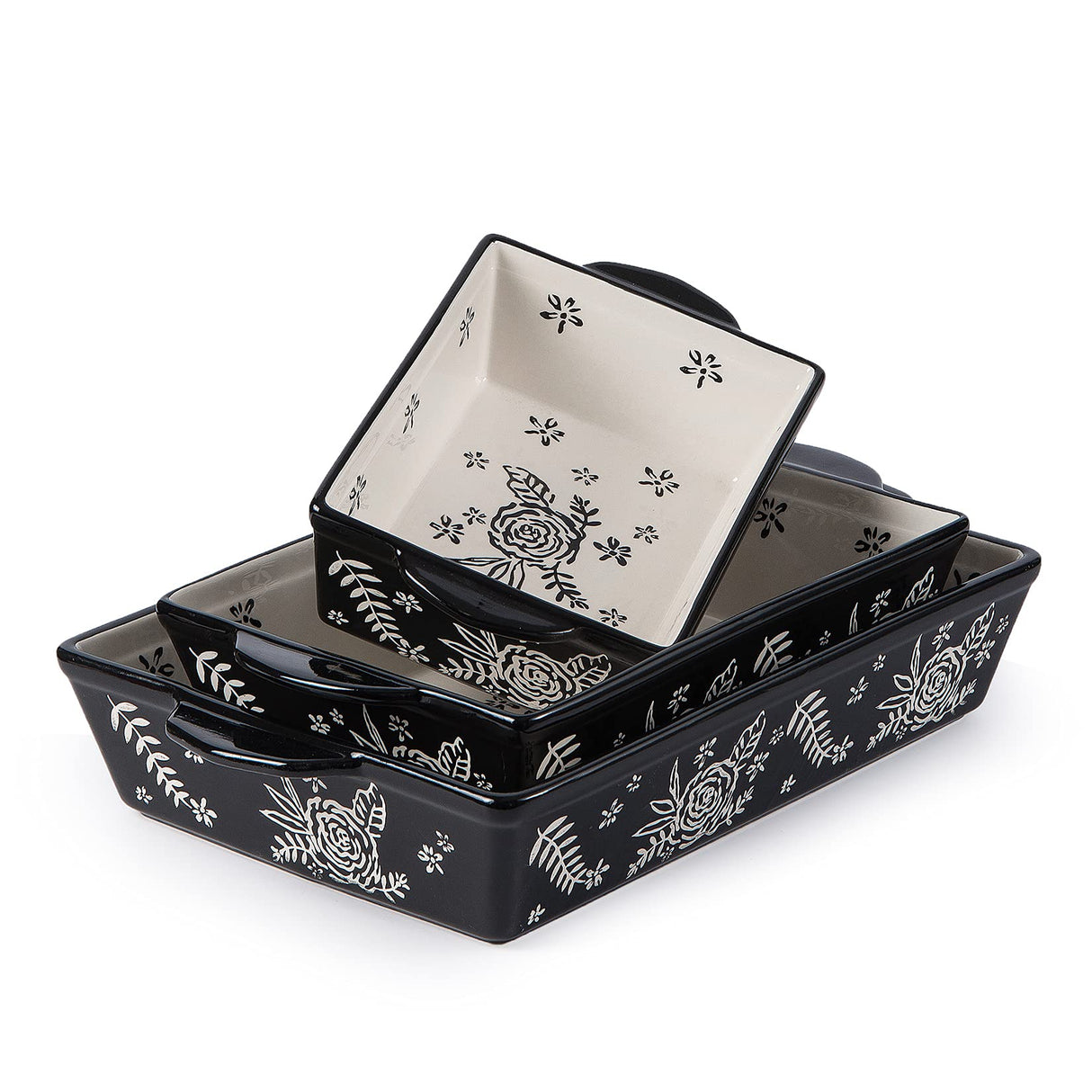 Wisenvoy Casserole Dishes For Oven Baking Dish Ceramic Casserole Dish Lasagna Pan Baking Dishes For Oven Baking Dish Set Wisenvoy