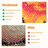 CEOVR Diamond Painting Kits for Adults, Beach Sunset Diamond Art Dots 5D Full Drill DIY Gem Art, Adult Crafts Kits Arts and Crafts, Wall Decor for Home Office 12x16in CEOVR