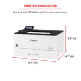 Canon imageCLASS LBP246dw Wireless, Mobile Ready, Duplex Laser Printer Canon