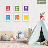 HappyHapi 8x10 Picture Frame Set of 6, 8x10 White Picture Frame Display Pictures 5x7 with Mat or 8x10 Without Mat. Wall Hanging Photo Frame or Tabletop Display Gallery Frame (White) HappyHapi