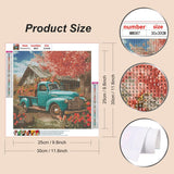 WSLWXSHM Diamond Painting Kits for Adults Truck, Round Full Drill Diamond Art Kits, 5D DIY Paint with Diamonds Crafts for Home Wall Decoration Gifts 12×12Inch, Flower WSLWXSHM