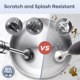 Ganiza Immersion Blender, 6 in 1 Hand Blender Stainless Steel Blade, 15 Speed Stick Blender Electric, Immersion Blender Handheld with 800ml Mixing Beaker, 600ml Chopper, Whisk, Frother, Potato Masher Ganiza